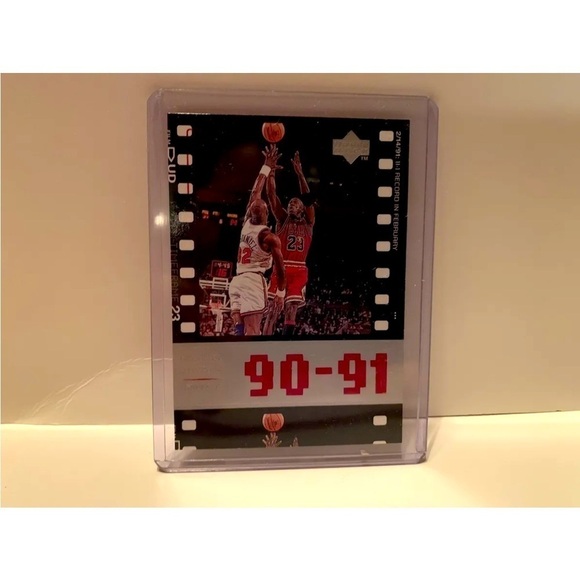 Michael Jordan Upper Deck Ovation #49  Season 1990-91 Chicago Bulls/ Near Mint - Picture 1 of 5